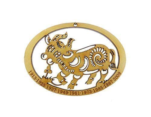 Amazon.com: chinese zodiac ox ornament Amazon.com: Chinese Zodiac Ox Ornament - Year of the Ox Ornament: Handmade