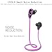 Wireless Bluetooth Headphone For Smart Phone 4.0Noise Cancelling Earphones Sport Running Headset With Microphone  (Pink)