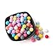 100pc 12mm Silicone Beads Loose Teething Chew Jewelry Teething Bracelet Teether Toy DIY Supplies DIY Jewelry Nursing Necklace
