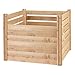 Greenes Fence Cedar Wood Composter, 23.25 Cu ft / 173.92 gallons - Made in USA with North American Cedar