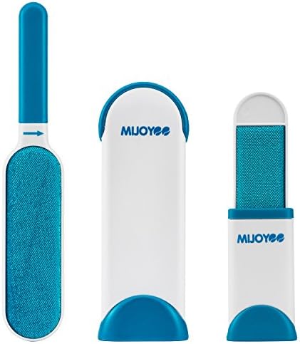 Pet Hair Remover Brush - Fur &amp; Lint Removal Brush with Self-Cleaning Base - Dog &amp; Cat Hair Remover for Furniture, Couch, Carpet, Bed, Car Seat, Clothing - Carpet Double Sided Dog or Cat Hair Brush Pet