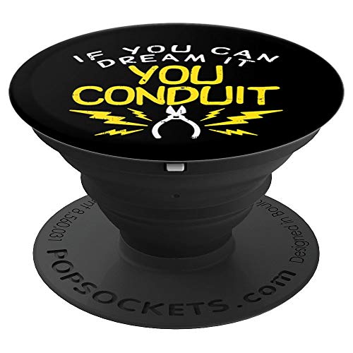 You Conduit Funny Pun Electrical Engineer Electrician Gift PopSockets Grip and Stand for Phones and Tablets