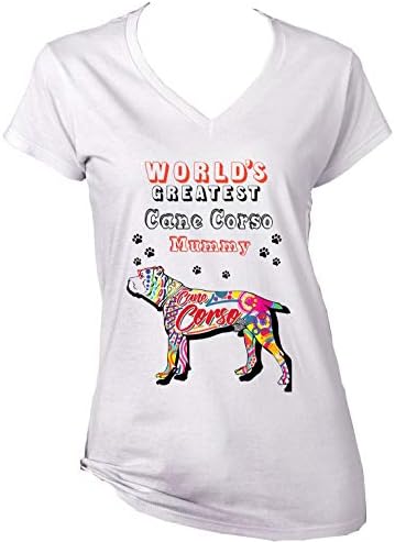 teesquare1st Women's Cane Corso - Mummy c White T-Shirt