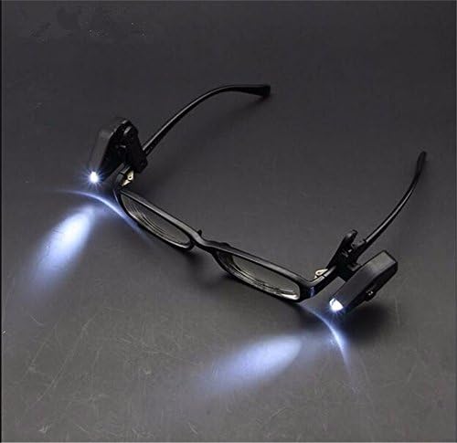 TRAVEPPY Eyeglasses 1 Pcs Super Bright LED Clip On Mini Book Reading Light Lamp kids lights Sensitive Eye Care Eyeglass Lighting es Safety Glasses Lamp
