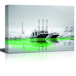 wall26 Canvas Wall Art Black and White Scenery...