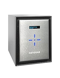Netgear ReadyNAS 526 X Almacenamiento conectado a la red 6 Bay 6 x 3TB Desktop Hd, Negro Plateado