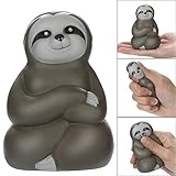 LtrottedJ Adorable Squishies Soft Sloth Slow Rising Fruit Scented Stress Relief Toys Gifts