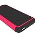 HTC Desire 626 / 626s Case, LK [Shockproof] Hybrid Dual Layer Armor Defender Protective Case Cover for HTC Desire 626 / 626s (Hot Pink)