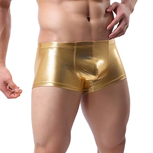 Underwear Faux Leather Trunks 
