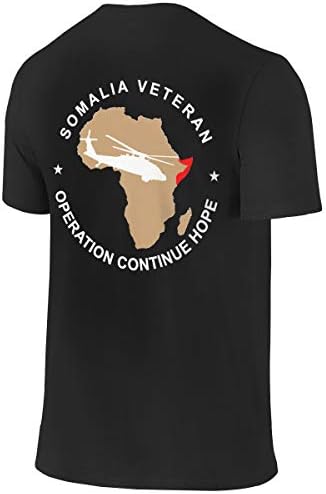 RUPWHSG Somalia Veteran Men Short Sleeve Crew Neck (Front/Back Print) T-Shirt