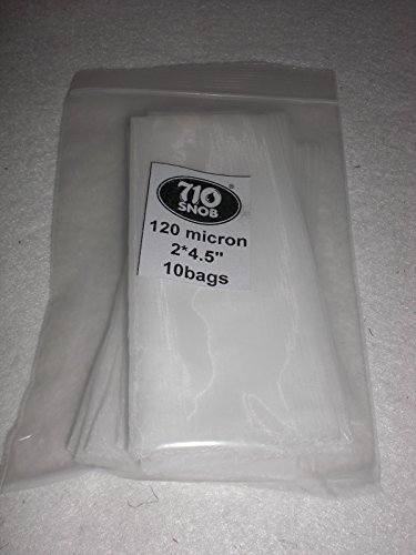 Rosin Press120u micron bags 2 x 4.5"