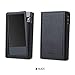 for Astell&Kern A&Norma SR15, Hand Crafted Miter PU Leather Case Cover [Patented Stand Case] A & Norma SR 15 Case (Light Black)