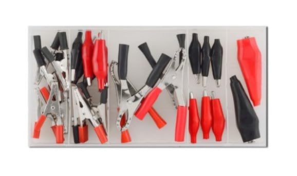 SONIC 4822316 Assortment of Crocodile Clips, Set of 28