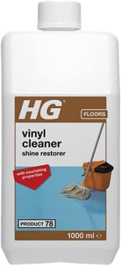 HG Vinyl Floor Cleaner & Shine Restorer LVT Linoleum Rubber Multi-Surface 1000ml