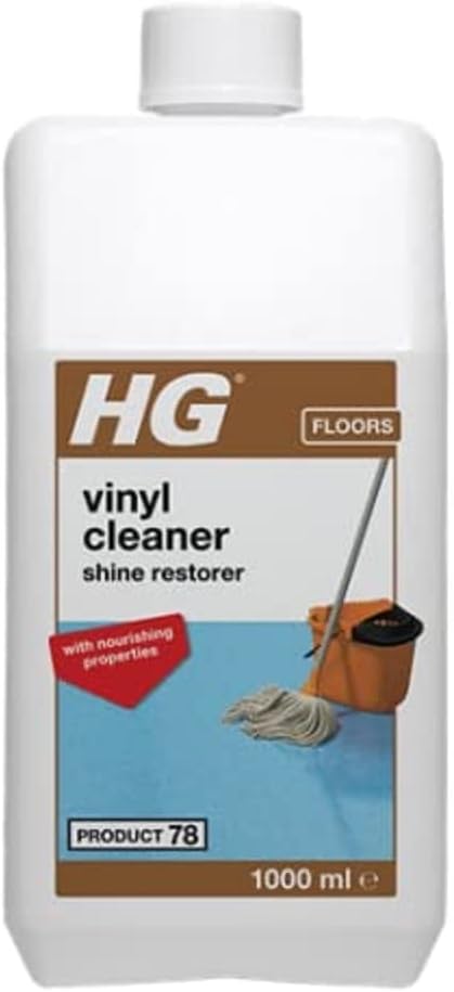 HG Vinyl Floor Cleaner & Shine Restorer LVT Linoleum Rubber Multi-Surface 1000ml