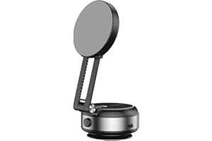 Whoasyst Vehicle Phone Mount Rack Bracket Electric Suction with Vacuum Attachment 360 Degree Rotation for Safe Driving Experi