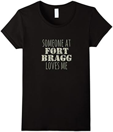 Women's Someone at Fort Bragg Loves Me Large Black