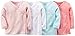 Carter's Baby Girls' 4 Pack Pointelle Side Snap Tees (Baby)