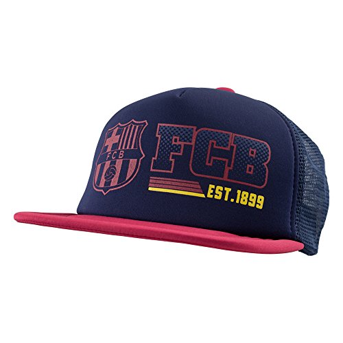 FC Barcelona Trucker Cap Hat Adjustable (BLUE)