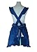 Hyzrz Cute Lovely Cotton Retro Kitchen Cooking Aprons for Women Girls Vintage Baking Victorian Apron with Pockets for Gift (Blue)