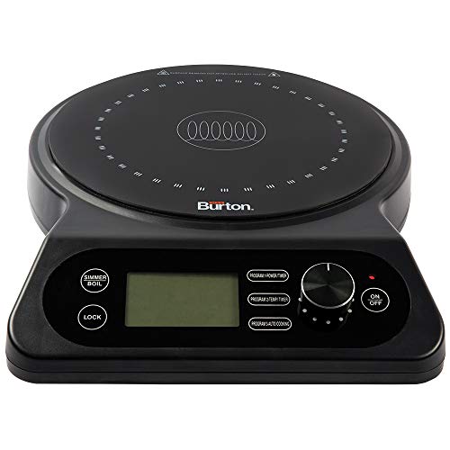 Max Burton 6600 Model 18XL Digital Induction Cooktop, Portable, 1800W