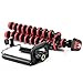 Case Star Octopus Style Portable and Adjustable Tripod Stand Holder for iPhone, Cellphone, Camera and Case Star Cellphone Bag-Red and Black