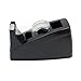 Tape Dispenser Office Desktop Holder with 10 Rolls of 2 Inches Included Classic Heavy Duty (Black) and Rubber Base