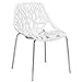 Poly and Bark Poly & Bark Birds Nest Dining Side Chair (White)