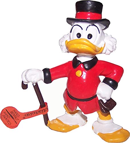 Entenhausen DAGOBERT Duck (Einwohner Kunststoff Figur Onkel Dagobert