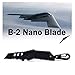 B-2 Bomber Nano Blade Utility Small Pocket Knife - Folding Wallet Knife -Stainless Steel Mini Tactical Knife with Money Clip- Portable Small Folding Knife-Black