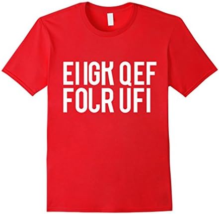 Men's F-ck off Shirt, Funny Hidden Words Shirt, Hidden Messages XL Red