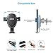 CHOETECH Wireless Car Charger, Gravity Air Vent Phone Holder Fast Wireless Charging Car Mount Compatible with iPhone Xs MAX/XS/XR/X/8/8+, 10W Fast Charge Samsung Galaxy S10/S10+/S9/S9+/S8/S8+
