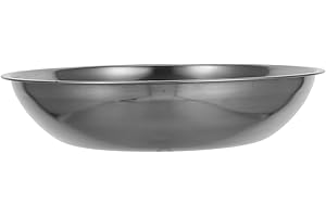 FUNNETOYU Weighing Scale Tray 25cm Stainless Steel Electronic Scale Accessories Replacement Pan for Food and Pet Weighing