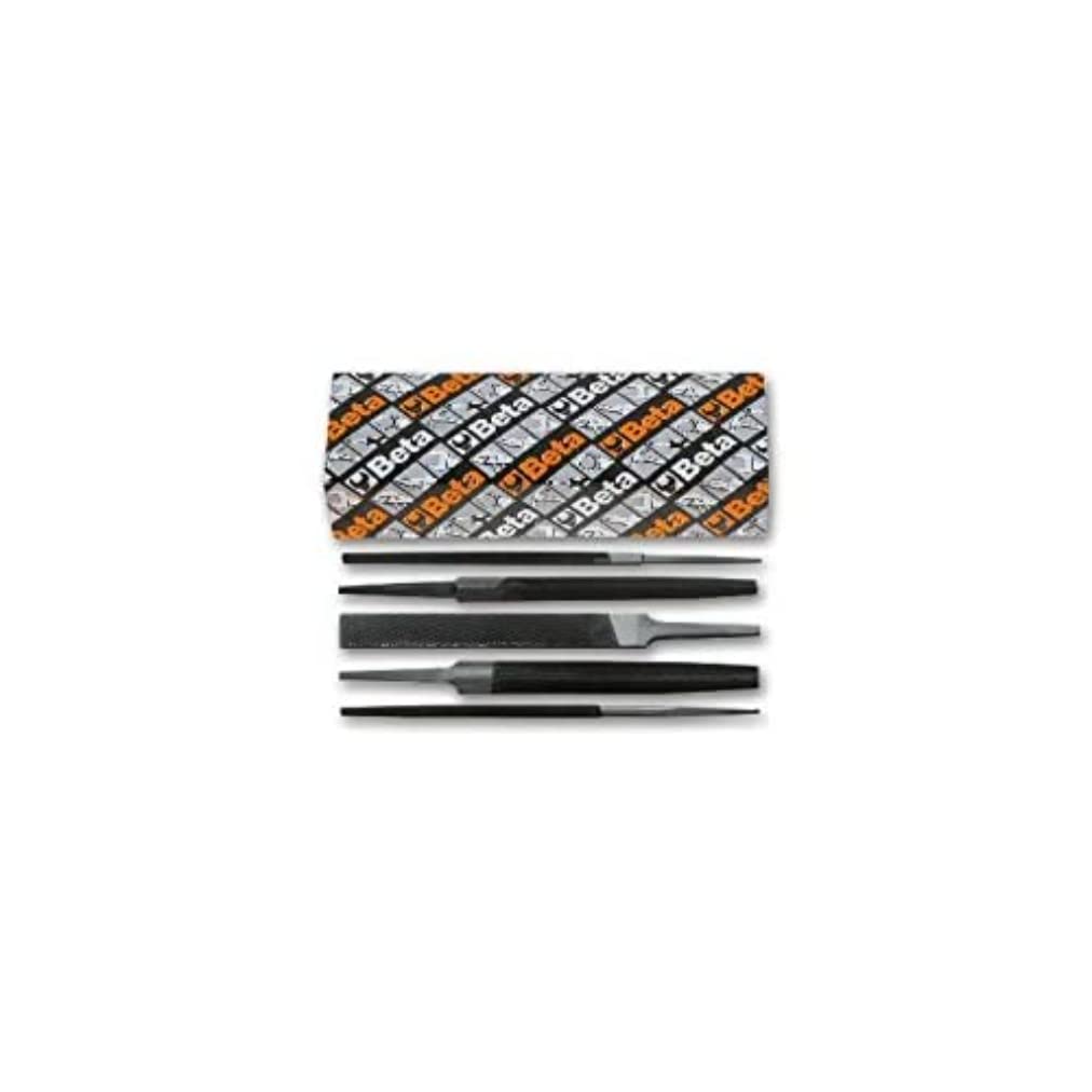 Beta 17180130 Model 1718 D6/S5 Set of 5 File without Handles, 6"/150mm