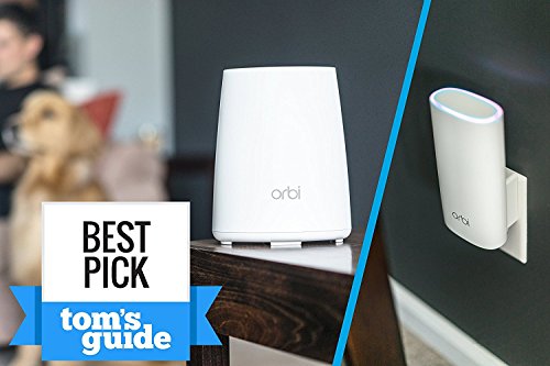 Netgear-Orbi-RBK30-WiFi-Mesh-AC2200-Dos-unidades-para-apartamentos-y-casas-de-una-planta-cobertura-wifi-de-hasta-150-m