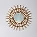 Hainter Boho Style Rattan Mirror, 11