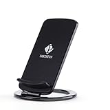 [Fast Charge],Fast Wireless Charging Stand with Adjustable Coil for Samsung Galaxy S7/S7 edge/S6 Edge Plus Note 5/7 and Other Qi Enabled Devices (No AC Adapter)