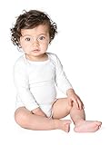 American Apparel Kids Infant Baby Rib Long Sleeve One-Piece
