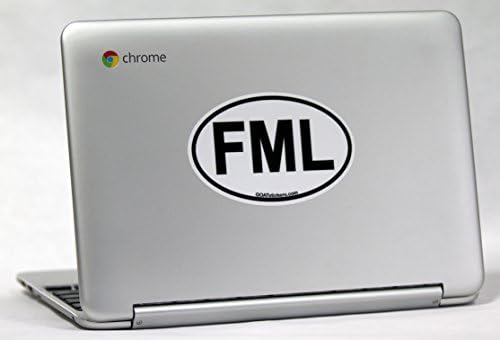 FML Oval Sticker to Style your laptop, car or gear
