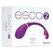 OhMiBod Esca 2 Interactive Wearable G-spot Vibrator - Personal Massager for Women - App-Controlled Couples Massager to Connect Anywhere in The World - Body-Friendly, Rechargeable, LED Light - Violet
