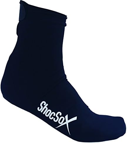 SALE! Best Sand Socks For Beach Volleyball, Soccer, Tennis, Ultimate, Yoga, Lacrosse, Running, Training, Over the Line, and All Sand Sports, ShocSox (Black, Medium)