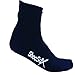 ShocSox ArmorTex® Beach Volleyball Socks and Sand Soccer Socks with ArmorTex® Soles Longest Lasting Beach Socks(black, Small)
