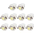 britelites 10x T5 B8.5D Neo Wedge 5050 SMD LED White Car Instrument Cluster Panel Lamps Gauge Bulbs