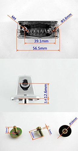 Goedrum 10 Single End Tom Drum Lugs with Mounting Screws