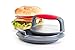 Prepworks by Progressive Perfect Burger Press, HPM-10, Large Hamburger Patty for Stuffed Burger, Sliders, 1/3 or 1/4 Pound Patties, Non-Stick, Best Rated BBQ Tool,Grey