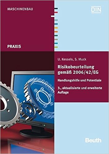 Risikobeurteilung Gemass 2006 42 Eg Handlungshilfe Und Potentiale Beuth Praxis Amazon De Din E V Kessels Ulrich Muck Siegbert Bucher