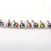Yantu 18/24/40/60 316L Surgical Steel Nose Stud Nose Rings Bone Stud Gem Star Shape Lot 24 Pieces in Case Mix Colors
