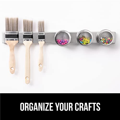 Gorilla Grip Stainless Steel Knife Holder, Heavy Duty Strip for Knives, Wall or