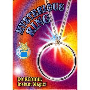 MagicTao Mysterious Ring - Magic Trick Set by Vincenzo Di Fatta - Tricks for Adults - Includes Chain & Ring