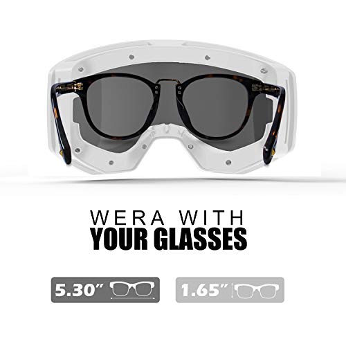 NXONE Ski Goggles for Men and Women, Anti-Fog Over Glasses Snowboard Goggles with UV Protection, Windproof Helmet Compatible Dual Lens Goggles-100% UV Protection - Thumbnail 3